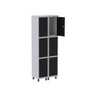 Ver imagem 2 de Armário Locker Guarda-Volume 6 Portas Aço Grp 502/6 
