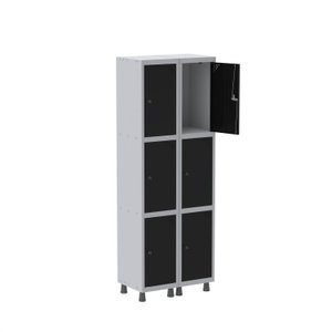 Armário Locker Guarda-Volume 6 Portas Aço Grp 502/6 