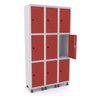 Armário Locker Guarda-Volume 9 Portas Aço Grp 503/9  - 2