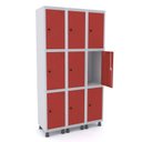 Ver imagem 2 de Armário Locker Guarda-Volume 9 Portas Aço Grp 503/9