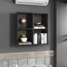 Nicho Colmeia Decorativo Para Quarto Sala De Estar Quadrado Euro 72x72 Cm C03 Preto - Lyam Decor - 2