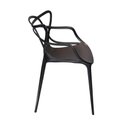 Ver imagem 3 de Kit 8 Cadeiras Allegra Preta Sala Cozinha Jantar