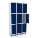 Ver imagem 1 de Armário Locker Guarda-Volume 9 Portas Aço Grp 503/9