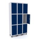 Ver imagem 2 de Armário Locker Guarda-Volume 9 Portas Aço Grp 503/9