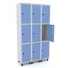 Armário Locker Guarda-Volume 9 Portas Aço Grp 503/9  - 2