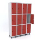 Ver imagem 2 de Armário Guarda Volume Locker Roupeiro 12 Portas Aço GRP 504/12 
