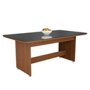 Ver imagem 1 de Mesa de Jantar para 6 Lugares Tampo de Vidro MDF