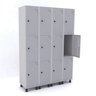 Armário Guarda Volume Locker Roupeiro 12 Portas Aço GRP 504/12  - 2