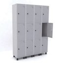 Ver imagem 2 de Armário Guarda Volume Locker Roupeiro 12 Portas Aço GRP 504/12