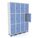 Ver imagem 2 de Armário Guarda Volume Locker Roupeiro 12 Portas Aço GRP 504/12