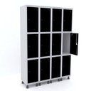 Ver imagem 2 de Armário Guarda Volume Locker Roupeiro 12 Portas Aço GRP 504/12 