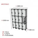 Ver imagem 4 de Armário Multiuso 12 Portas Aço Grp 504/12