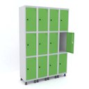 Ver imagem 2 de Armário Guarda Volume Locker Roupeiro 12 Portas Aço GRP 504/12