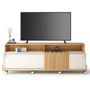 Ver imagem 2 de Rack Bancada para Sala Graci 1.8 Cinamomo Off White – Hb Móveis