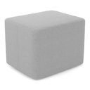 Ver imagem 1 de Puff Decorativo Living Yumi Retangular 60cm Bouclê Cinza Claro - Desk Design