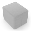 Ver imagem 6 de Puff Decorativo Living Yumi Retangular 60cm Bouclê Cinza Claro - Desk Design