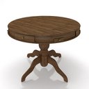 Ver imagem 2 de Mesa de Jogos Carteado 4 Lugares Bellagio com Gavetas e Tampo Reversível Base Estrela com Tecido Nog