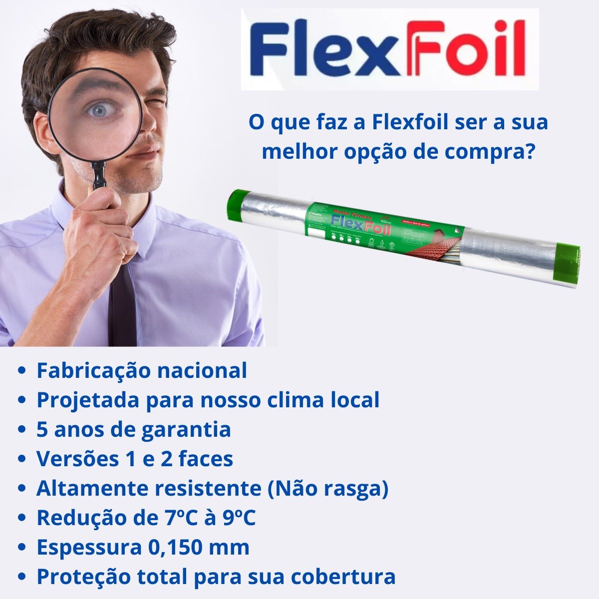 Manta Térmica para Telhado Flexfoil 105 M² + Fita(s) Dplastic Manta para Telhado, Manta de Subcobert - 4