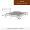 Ver imagem 2 de Cama Japonesa Casal Haru com Cabeceira Madeira Linho Cinza Claro Sallar Home