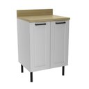 Ver imagem 4 de Balcão de Cozinha com Tampo 2 Portas em MDF 60cm Grazi Tecnomobili