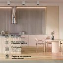 Ver imagem 2 de Coifa e Depurador de Ilha Eos 35cm Redonda Eco40ir Inox 220v