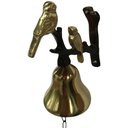 Ver imagem 7 de Sineta Artesanal Com Passarinhos Dourados Fundidos em Bronze e Estanho Libertas Rosas Artesanato Sin