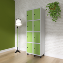 Ver imagem 4 de Armário Guarda Volume Locker Roupeiro 8 Portas Aço GRP 502/8 