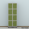 Armário Guarda Volume Locker Roupeiro 8 Portas Aço GRP 502/8  - 15