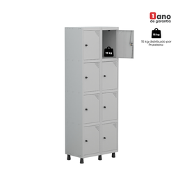 Armário Guarda Volume Locker Roupeiro 8 Portas Aço GRP 502/8  - 14