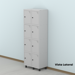 Armário Guarda Volume Locker Roupeiro 8 Portas Aço GRP 502/8  - 16