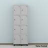 Armário Guarda Volume Locker Roupeiro 8 Portas Aço GRP 502/8  - 15