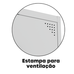 Armário Guarda Volume Locker Roupeiro 8 Portas Aço GRP 502/8  - 12
