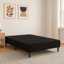 Ver imagem 1 de Caixa Base Box Queen Resistente em Veludo Premium Moderno:preto