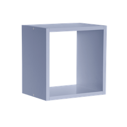 Nicho de Madeira Simples Azul1,2x27x24,5x15cm - 1