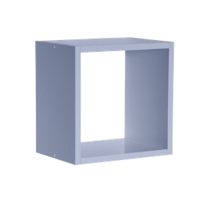 Nicho de Madeira Simples Azul1,2x27x24,5x15cm