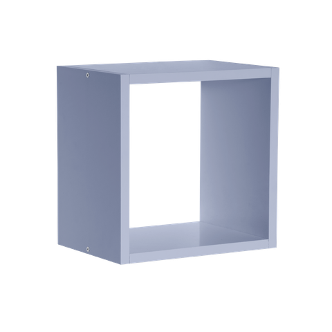 Nicho de Madeira Simples Azul1,2x27x24,5x15cm