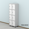 Armário Guarda Volume Locker Roupeiro 8 Portas Aço GRP 502/8  - 16