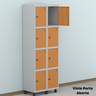 Armário Guarda Volume Locker Roupeiro 8 Portas Aço GRP 502/8  - 18