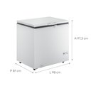 Ver imagem 4 de Freezer Horizontal Consul 309l Cha31fb 1 Porta Branco 110v