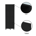 Ver mais imagens de Armário Locker Roupeiro 8 Portas Aço Grp 502/8 Preto