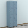 Armário Locker Roupeiro 8 Portas Aço GRP 502/8 - 17
