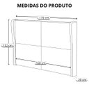 Ver imagem 6 de Cabeceira de Cama Box Estofada 160 Cm Queen Diamond Boucle