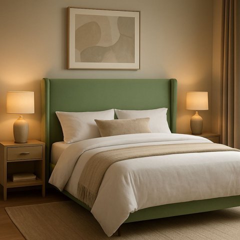 Cabeceira de Cama Box Estofada 160 Cm Queen Diamond Boucle