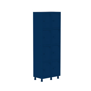 Armário Locker Roupeiro 8 Portas Aço GRP 502/8