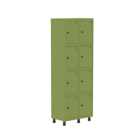 Armário Locker Roupeiro 8 Portas Aço GRP 502/8