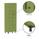 Ver imagem 7 de Armário Locker Roupeiro 8 Portas Aço GRP 502/8