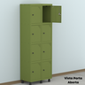 Armário Locker Roupeiro 8 Portas Aço GRP 502/8 - 18