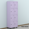 Armário Locker Roupeiro 8 Portas Aço GRP 502/8 - 17