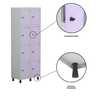 Armário Guarda Volume Locker Roupeiro 8 Portas Aço GRP 502/8  - 7
