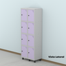 Armário Guarda Volume Locker Roupeiro 8 Portas Aço GRP 502/8  - 16
